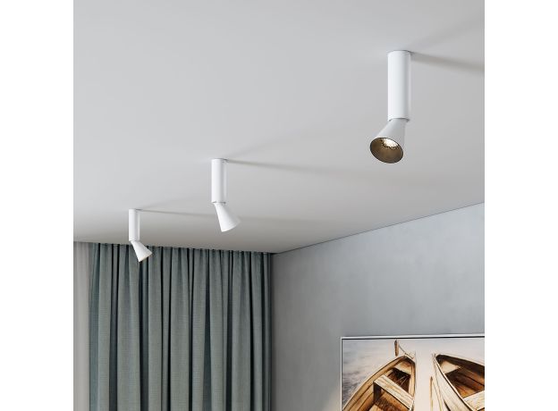 Светильник накладной поворотный светодиодный Piks 7W 4000К белый 25107/LED