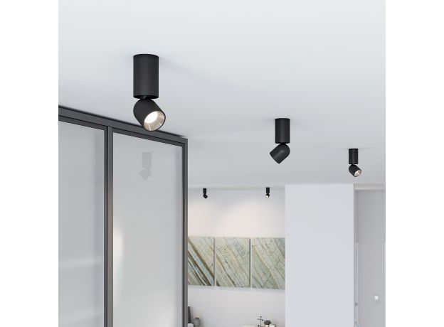 Светильник накладной поворотный светодиодный Spot 8W 4000K черный 25106/LED