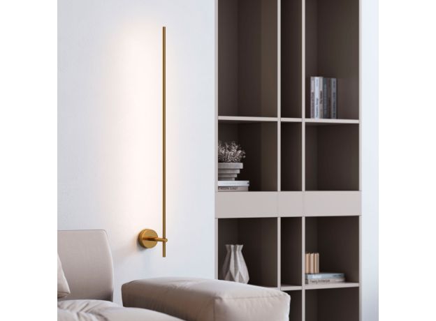 Светильник настенный светодиодный Fine LED 3000К 40132/LED латунь