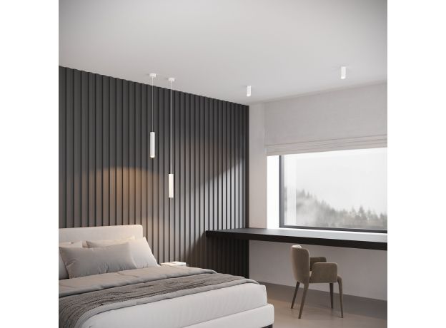 Светильник подвесной светодиодный Trio 12W 3000K белый 50310 LED