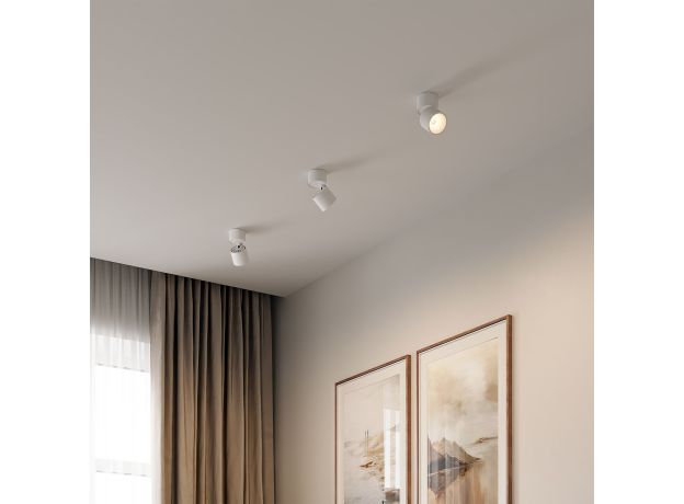 Светильник потолочный поворотный светодиодный Rolly 9W 3000K белый 25112/LED