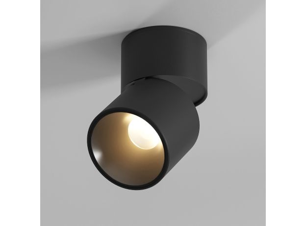 Светильник потолочный поворотный светодиодный Rolly 9W 3000K черный 25112/LED