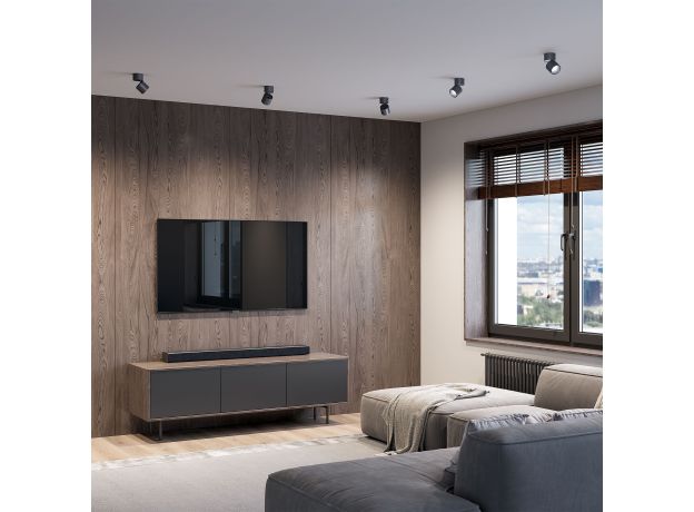 Светильник потолочный поворотный светодиодный Rolly 9W 4000K черный 25112/LED