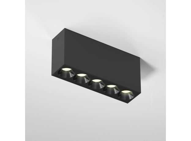 Светильник потолочный светодиодный 10W 3000K черный Block 25108/LED