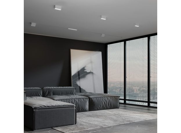 Светильник потолочный светодиодный 10W 4000K белый Block 25109/LED