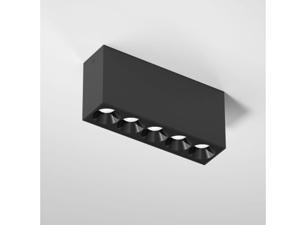 Светильник потолочный светодиодный 10W 4000K черный Block 25108/LED