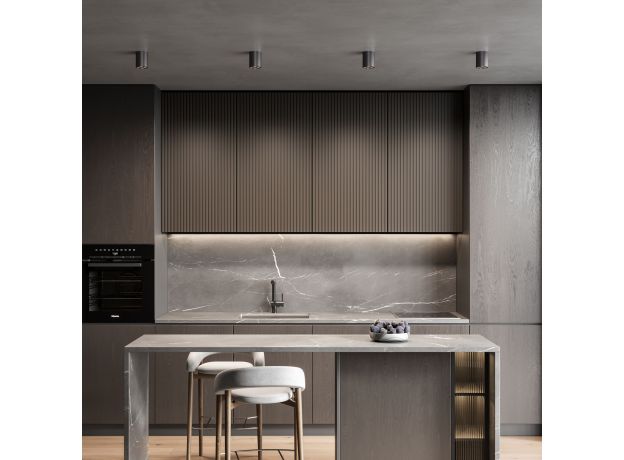 Светильник потолочный светодиодный Points 7W 3000K черный 25111/LED