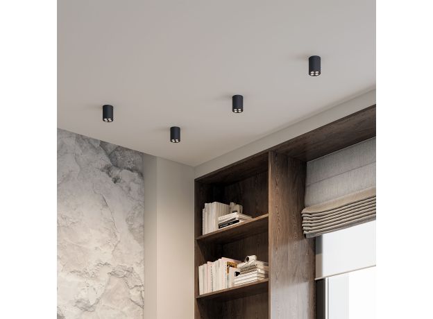 Светильник потолочный светодиодный Points 7W 4000K черный 25111/LED