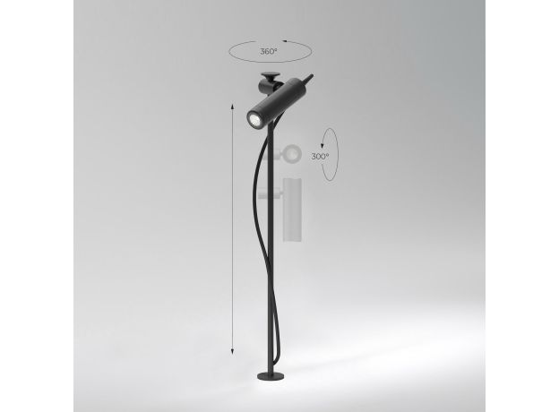 Светильник садово-парковый светодиодный Covert 35173/S черный