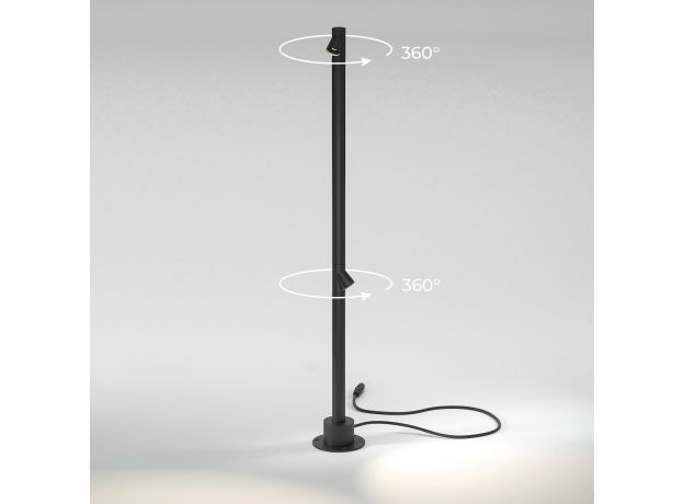 Светильник садово-парковый светодиодный Rone черный 35175/F черный