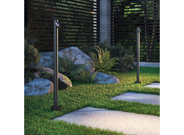 Светильник садово-парковый светодиодный Rone черный 35175/S черный