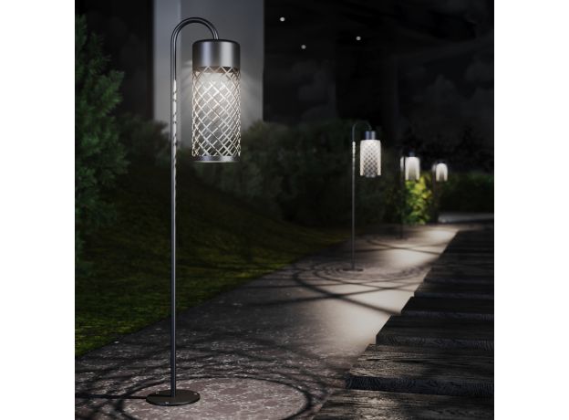 Светильник садово-парковый Ombra 8W 4000K черный 35179/S