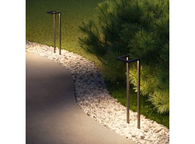 Светильник садово-парковый Stels 13W 4000K черный 35180/S