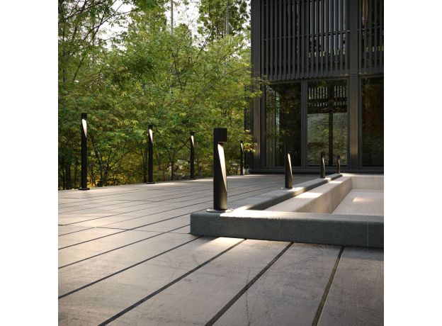 Светильник садово-парковый светодиодный Recess черный 35177/S черный