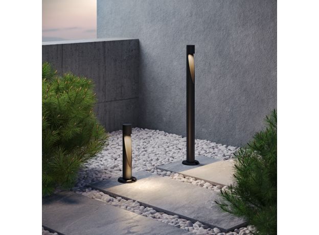 Светильник садово-парковый светодиодный Recess черный 35177/S черный