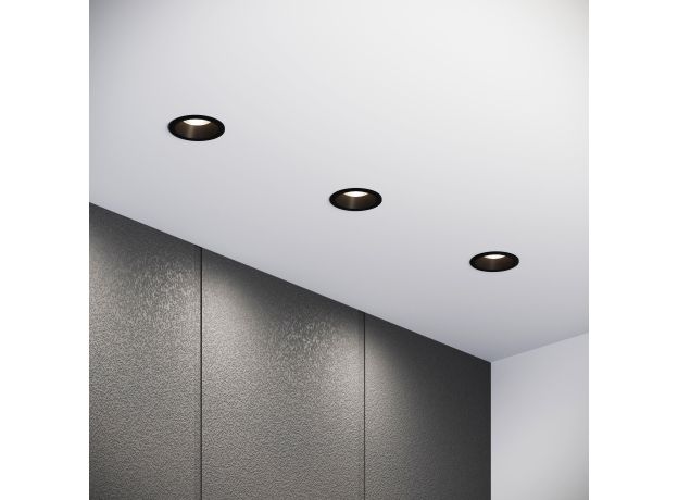 Светильник встраиваемый Andi GU10 черный 25058/01