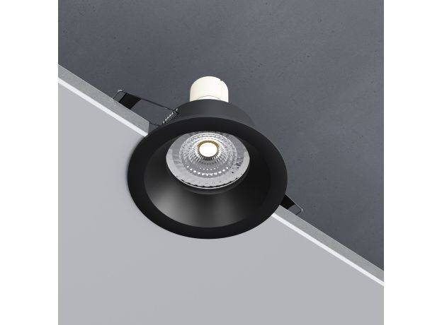 Светильник встраиваемый Andi GU10 черный 25058/01