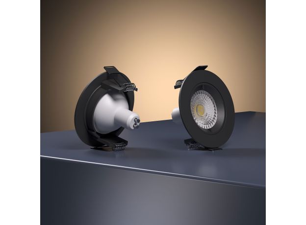 Светильник встраиваемый Minnie GU10 черный 25056/01