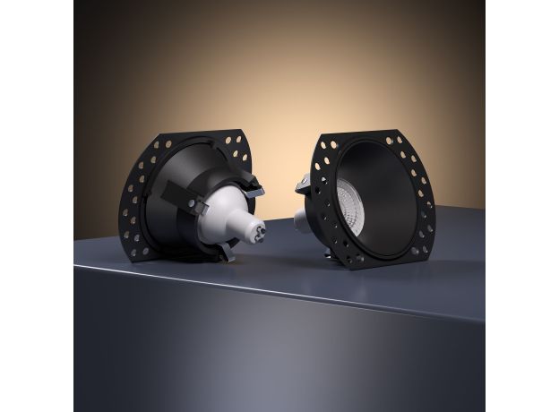 Светильник встраиваемый Renzo черный 25020/01