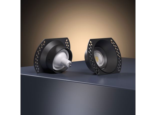 Светильник встраиваемый Renzo черный 25018/01