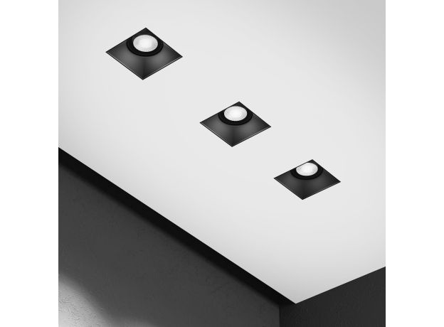 Светильник встраиваемый Renzo черный 25019/01