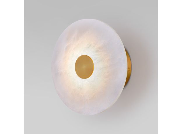 Светодиодный светильник с мраморным рассеивателем 40340 LED латунь