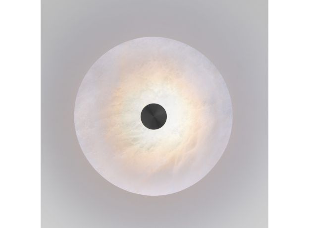 Светодиодный светильник с мраморным рассеивателем 40341 LED черный