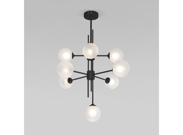 Умный потолочный светильник со стеклянными плафонами 50383 черный