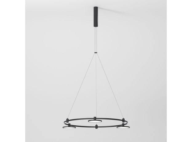 Esthetic Magnetic Шинопровод с тросовыми креплениями Round черный ⌀800 85138/00