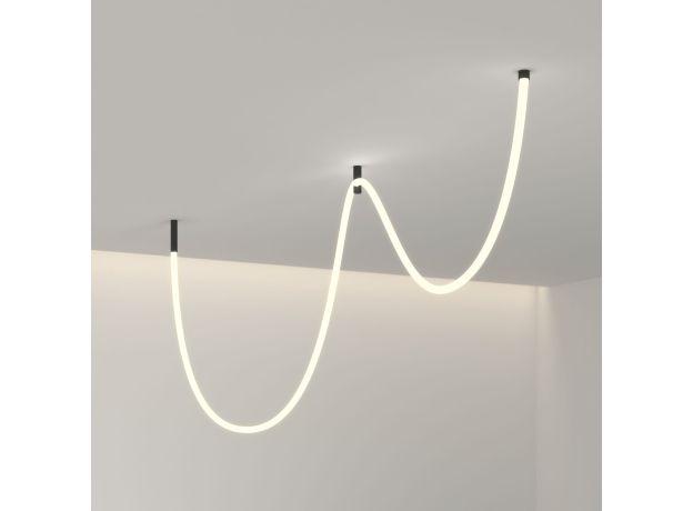 Гибкий неон 336Led 12W IP20 3000K Full light круглый теплый белый, 3 м 24V 12W 336Led 2835 IP20