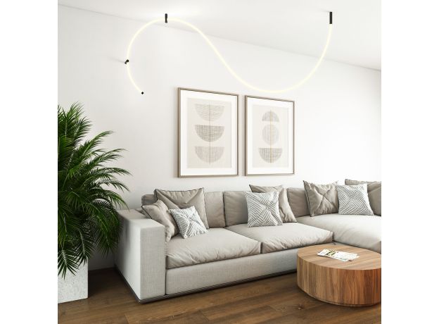 Гибкий неон 336Led 12W IP20 3000K Full light круглый теплый белый, 3 м 24V 12W 336Led 2835 IP20