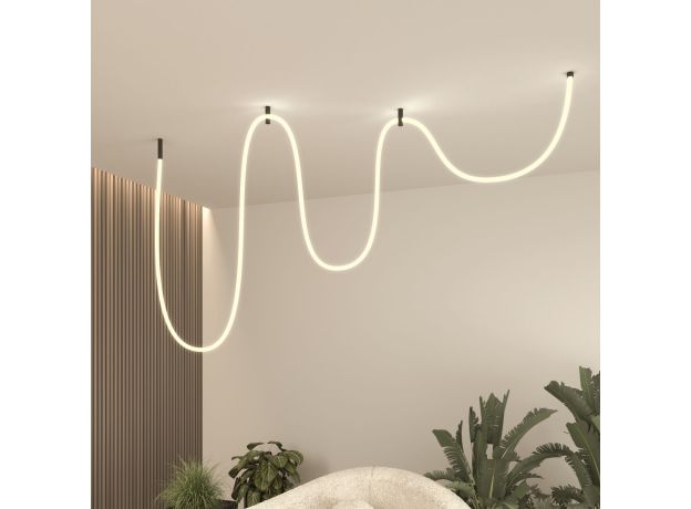 Гибкий неон 336Led 12W IP20 3000K Full light круглый теплый белый, 5 м 24V 12W 336Led 2835 IP20