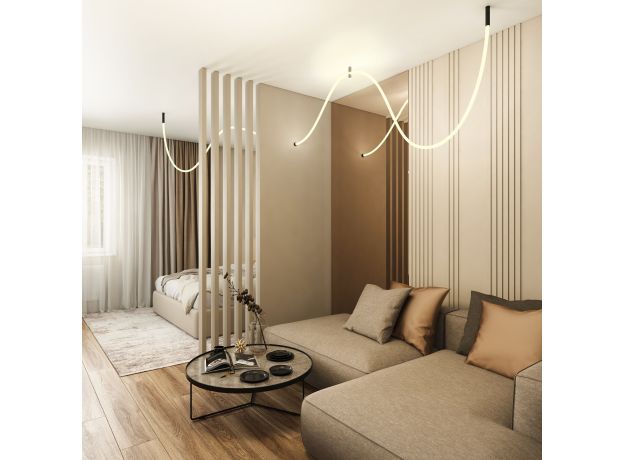 Гибкий неон 336Led 12W IP20 3000K Full light круглый теплый белый, 5 м 24V 12W 336Led 2835 IP20