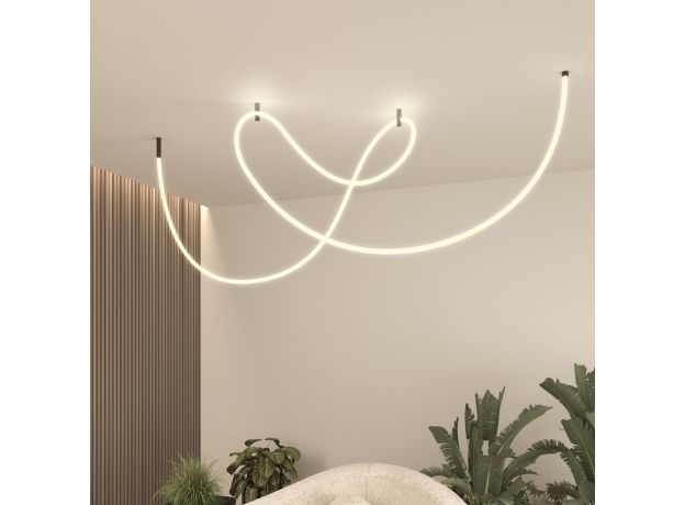 Гибкий неон 336Led 12W IP20 3000K Full light круглый теплый белый, 8 м 24V 12W 336Led 2835 IP20