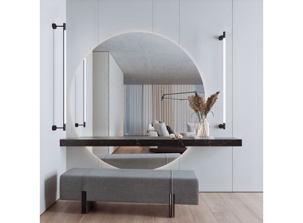 Module System Декоративная гибкая стойка без питания (черный) 85193/00