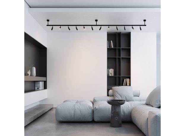 Module System Декоративная гибкая стойка с вводом питания (черный) 85192/00