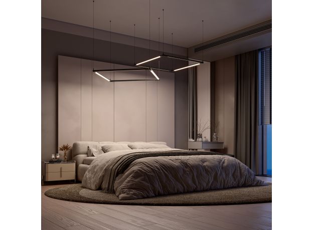 Module System Набор подвеса угловой без питания (черный) 85188/00