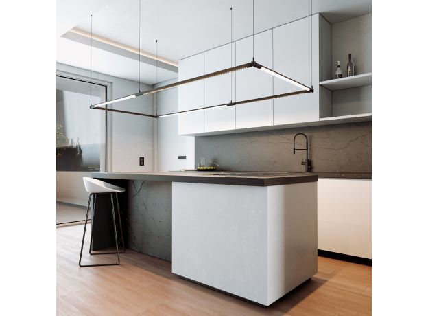 Module System Набор подвеса угловой без питания (черный) 85188/00