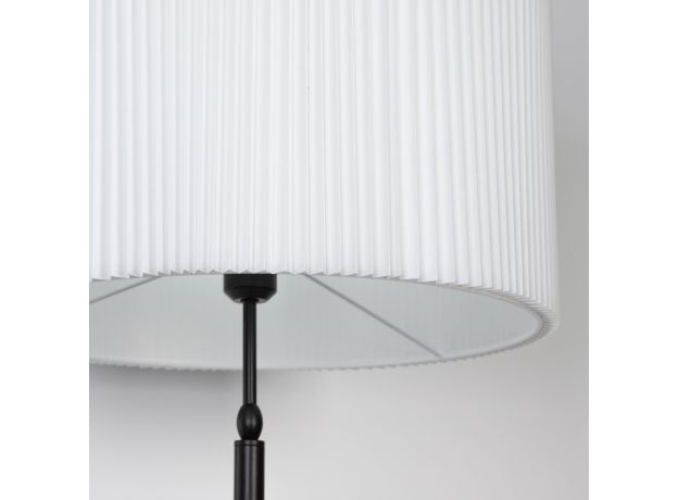 Напольный светильник с тканевым абажуром 01163/1 черный