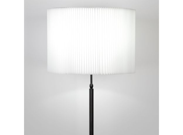 Напольный светильник с тканевым абажуром 01163/1 черный