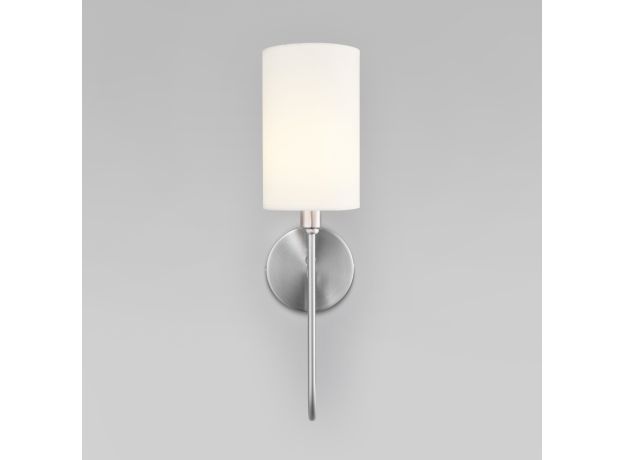 Настенный светильник с тканевым абажуром 60164/1 никель