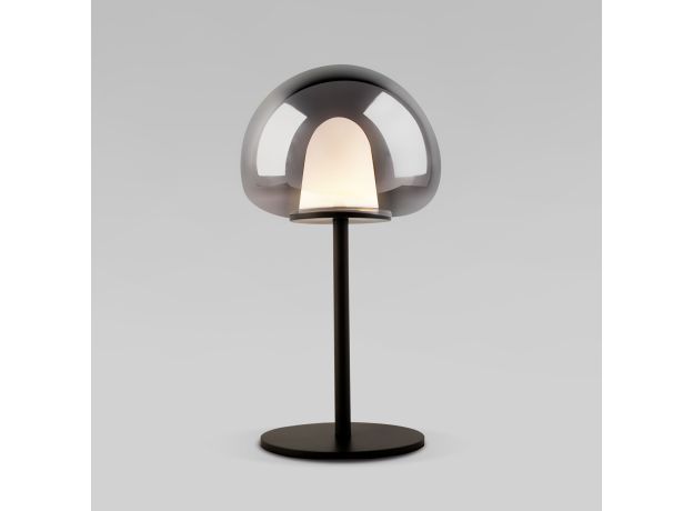 Настольный светодиодный светильник со стеклянным плафоном 90326/1 черный