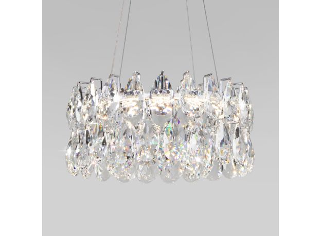 Подвесная люстра с хрусталем 90370/1 Strotskis