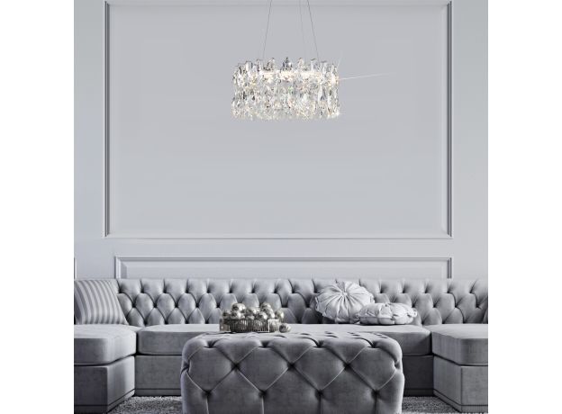 Подвесная люстра с хрусталем 90370/1 Strotskis