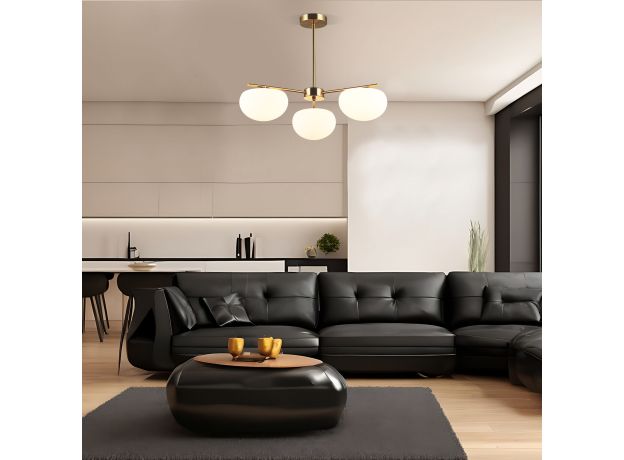 Потолочный светильник 30190/3 латунь