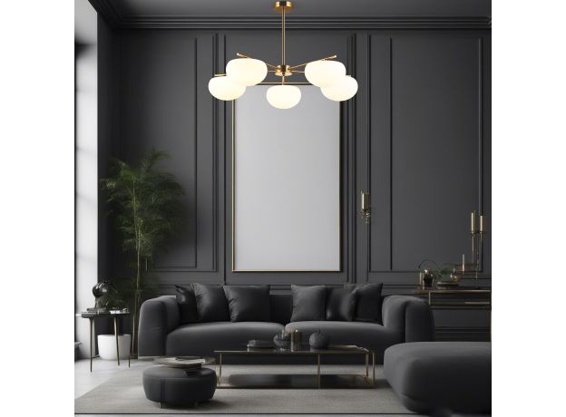 Потолочный светильник 30190/5 латунь