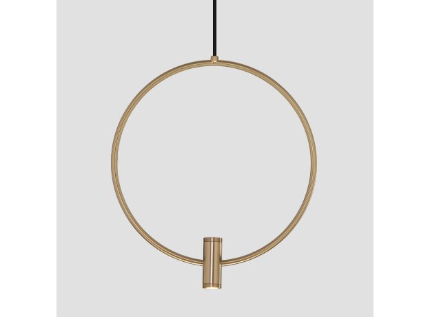 Подвесной светильник 50257/3 LED черный/ латунь