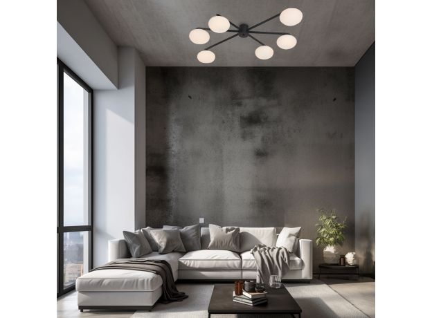 Потолочный светильник 70220/6 черный