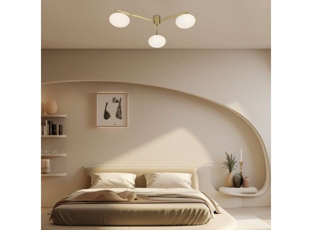 Потолочный светильник 70220/3 латунь