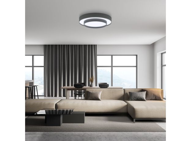 Потолочный светильник 90330/2 серый